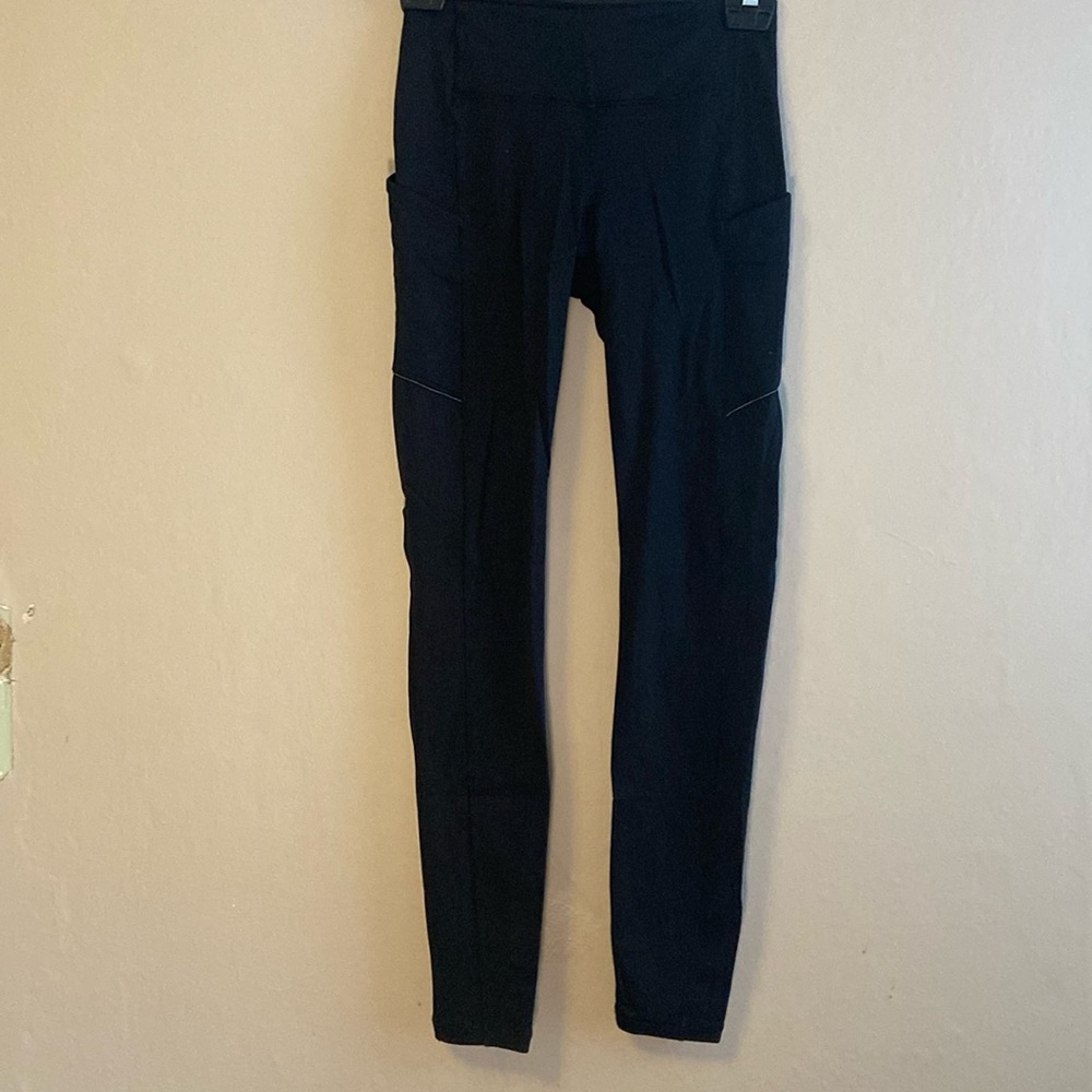 Lululemon black leggings, size 4